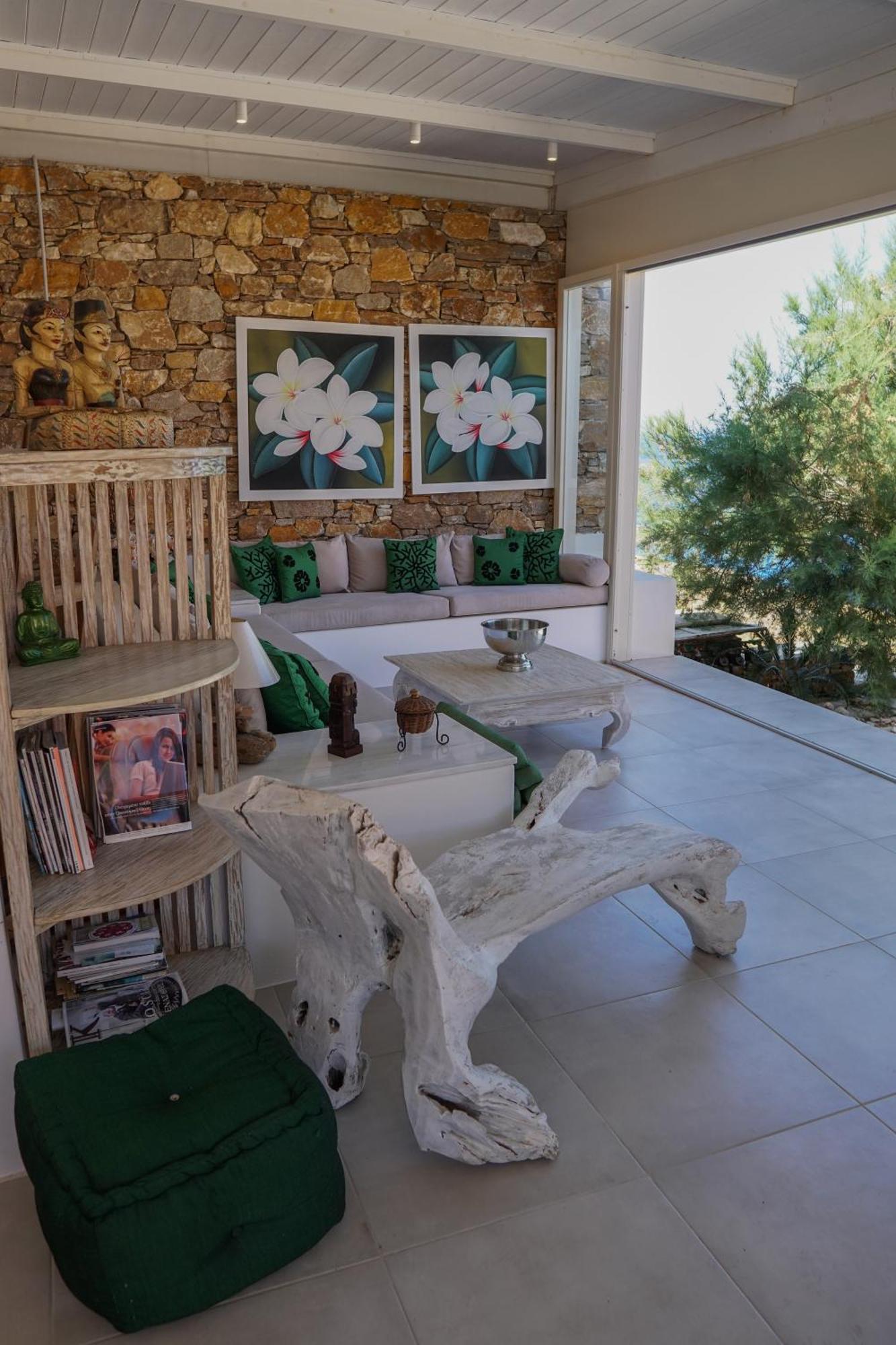 Villa Zen Dans Le Bleu Ermoupoli Luaran gambar