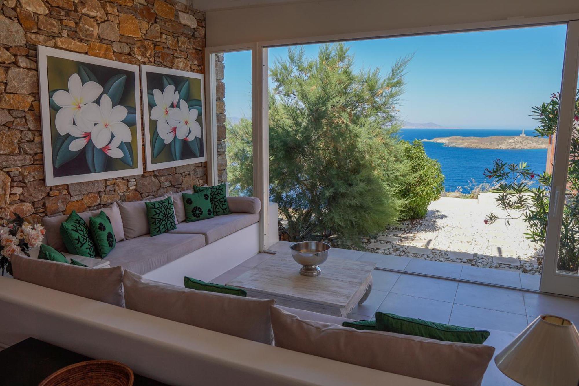 Villa Zen Dans Le Bleu Ermoupoli Luaran gambar