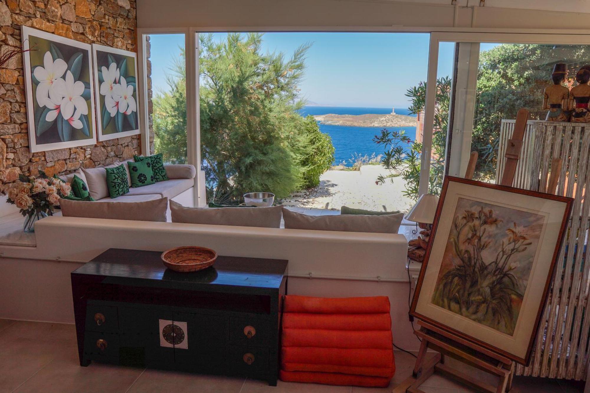 Villa Zen Dans Le Bleu Ermoupoli Luaran gambar